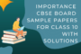 CBSE Board Sample Papers for Class 12 with Solutions